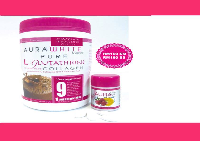 harga aura white pure l glutathione Aurawhite Rahsia Cantik Berseri 🎃👻 Halloween Health Treat! Peptide Research Size:40 Serves