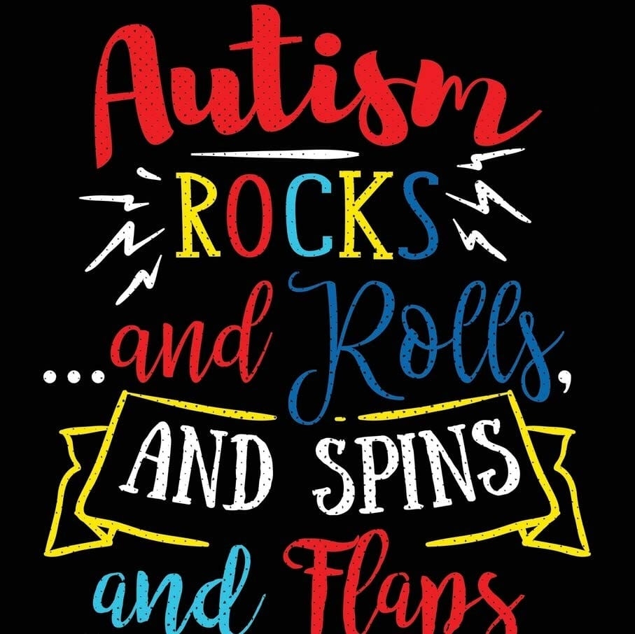Autism rocks by Jacob