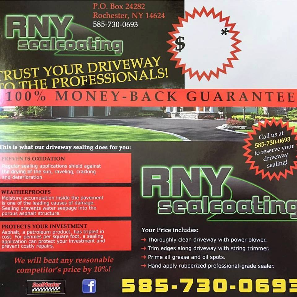 RNY Seal Coating | Rochester NY