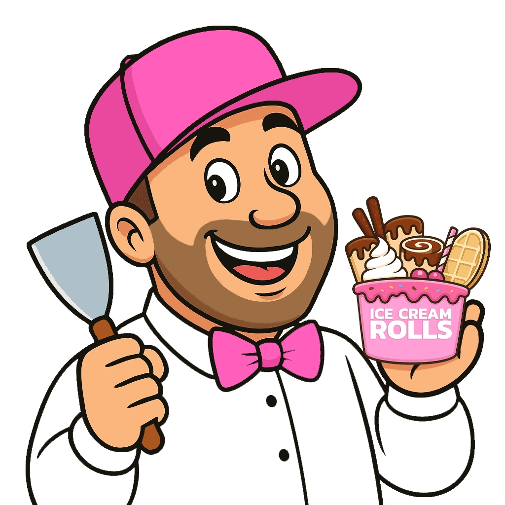 Trying To Make Daim Ice Cream Rolls - Will It Crunch? #icecreamrolls # ...