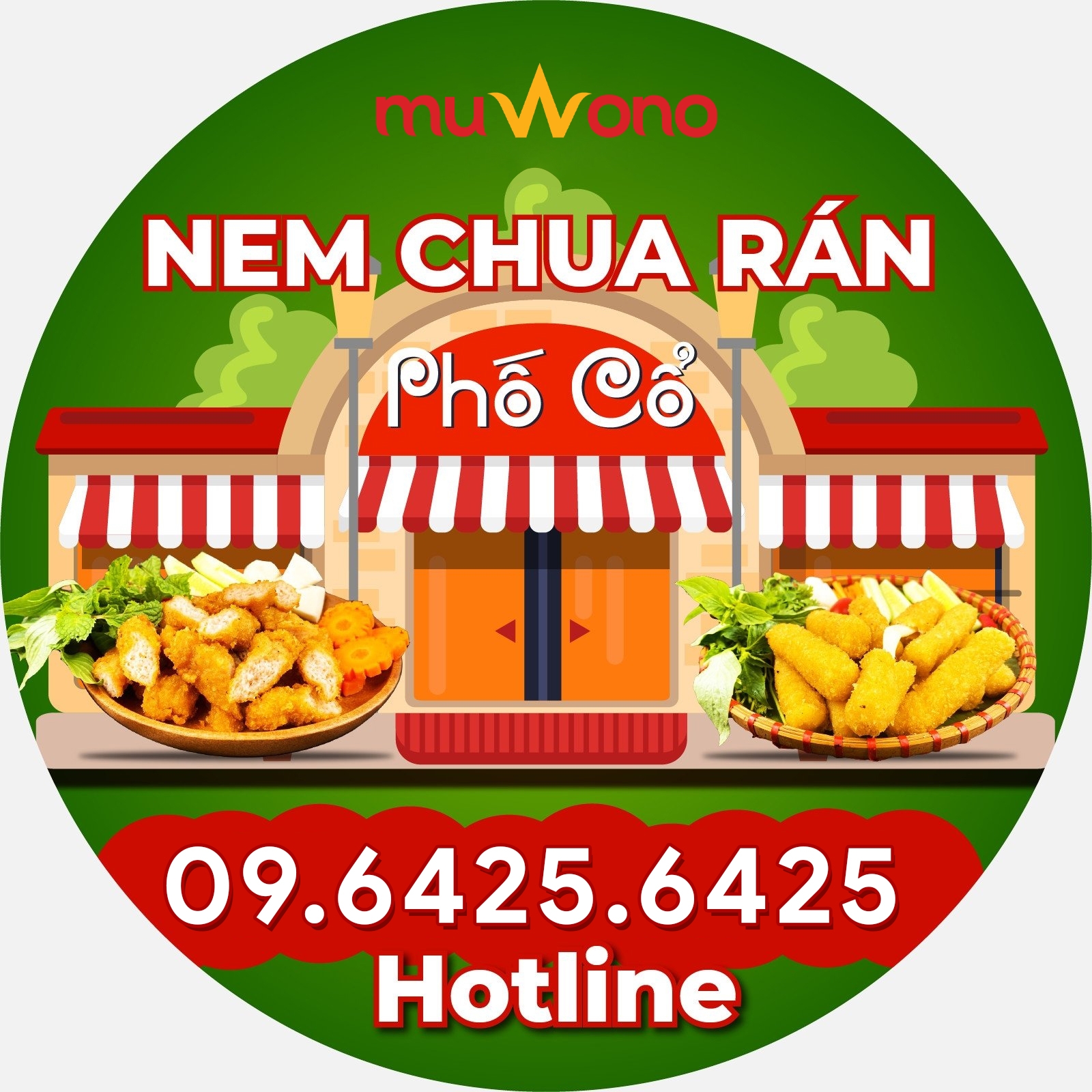Nem chua rán Hà Nội ngon nhất Việt Nam Muwono