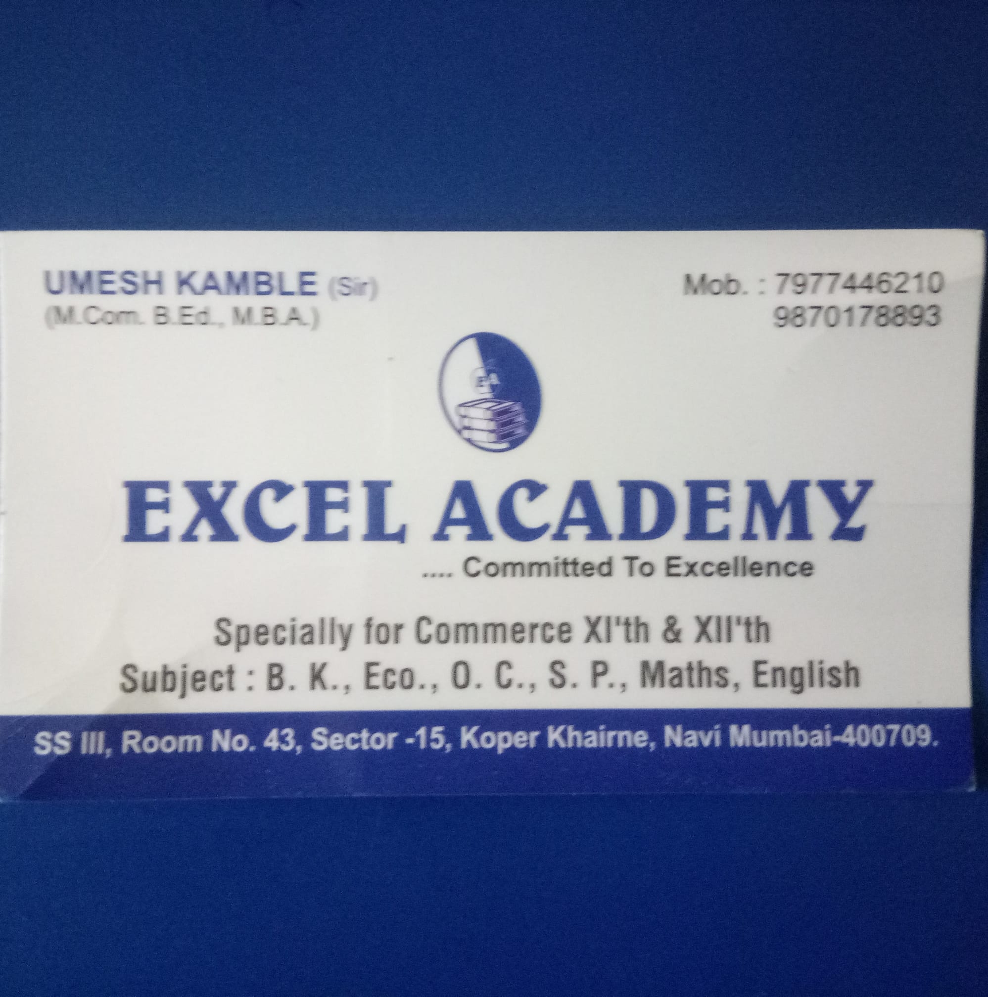 Excel Academy | Navi Mumbai (New Mumbai)