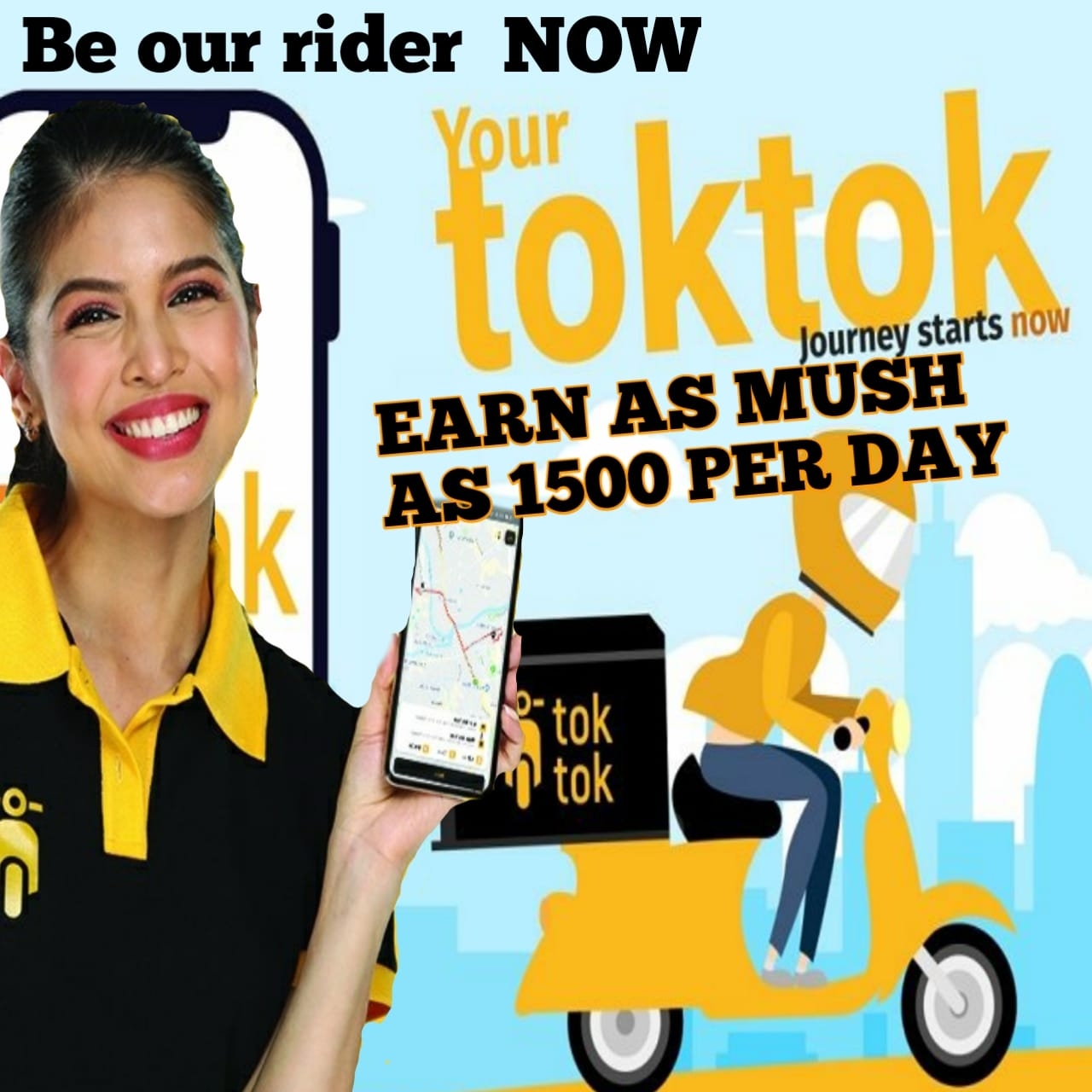 Be Our Toktok rider