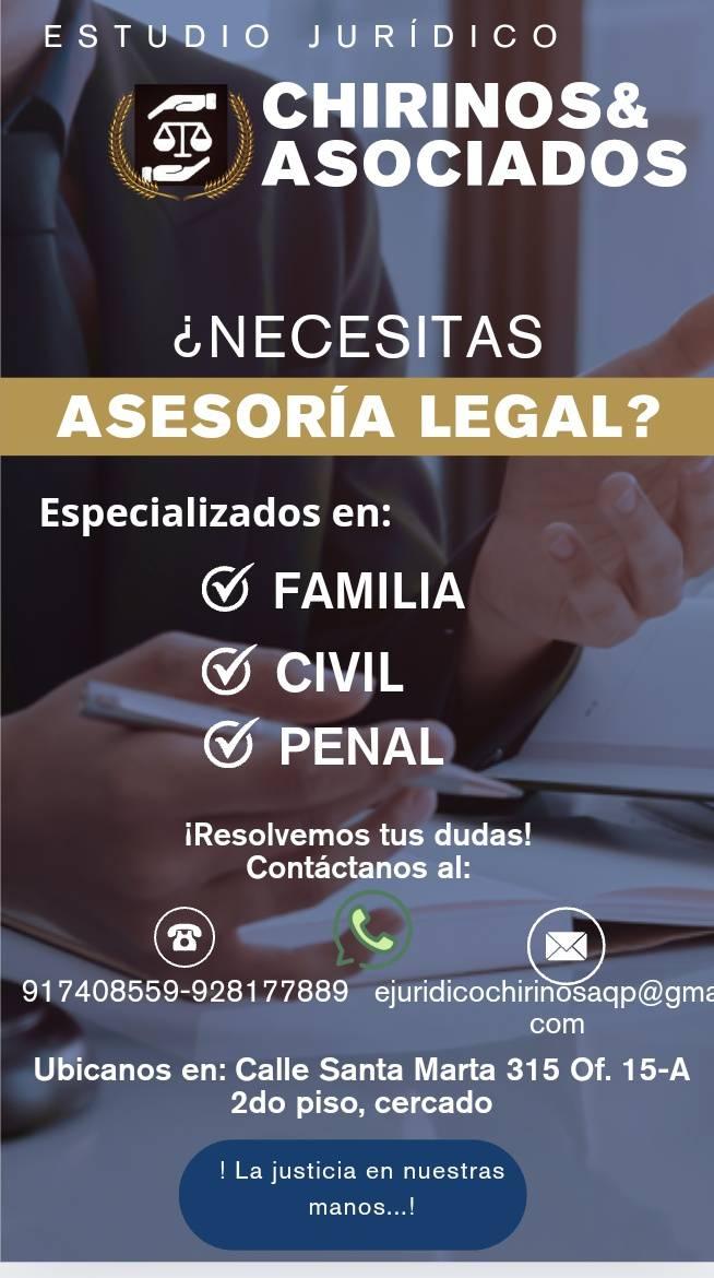 Estudio Juridico Chirinos & Abogados | Arequipa
