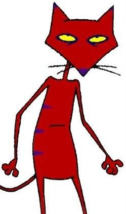 discomposing cartoon characters