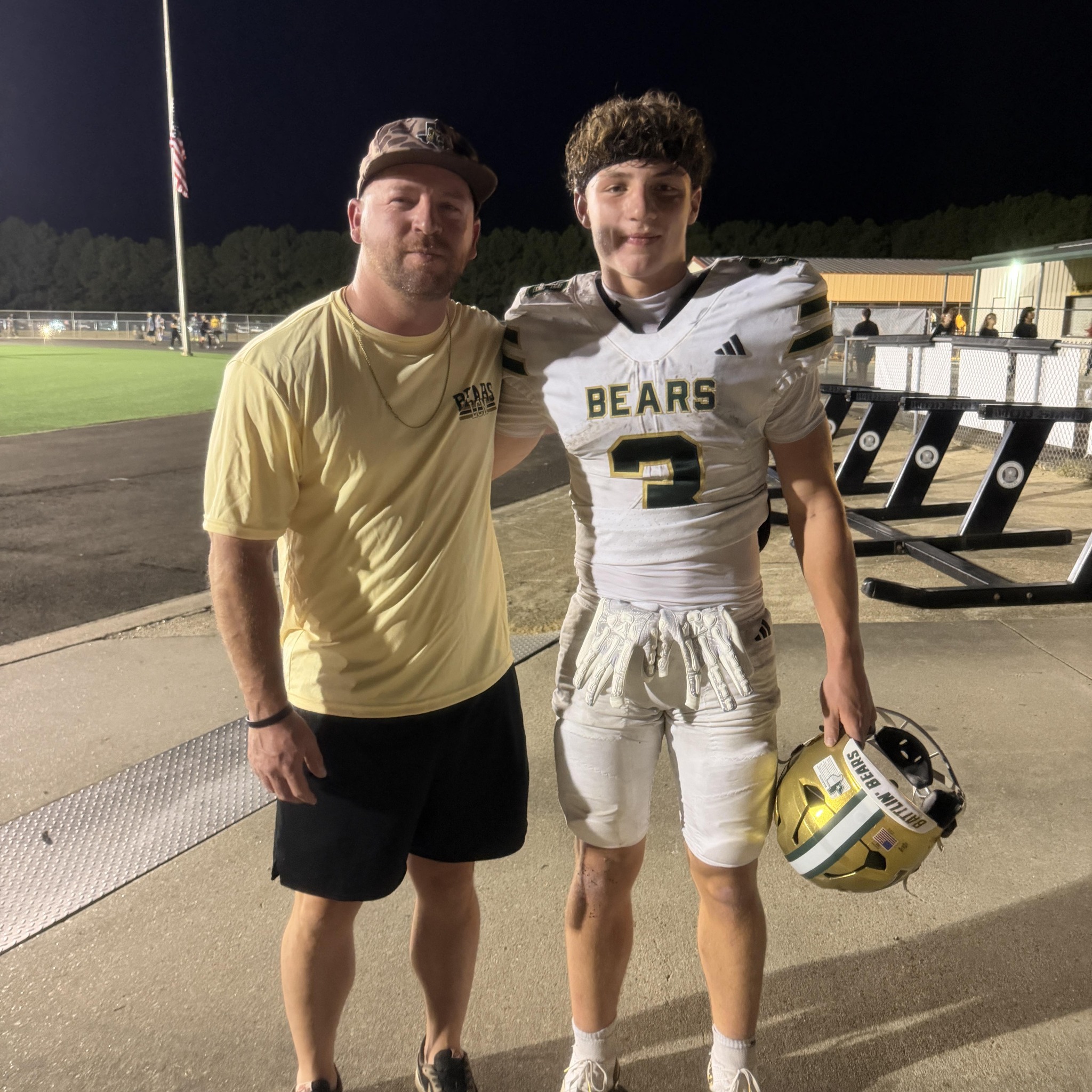 Opening kickoff…….. BANG! #ClophusBoi | Phillip Ray Clophus
