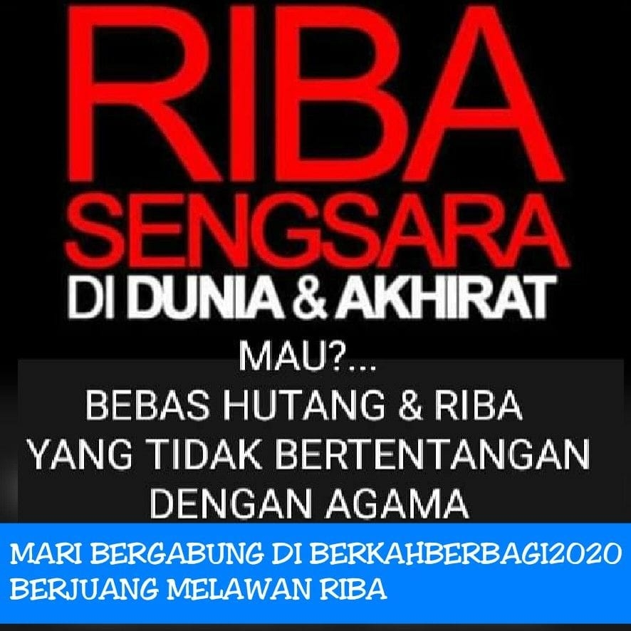 Ingin bebas Hutang Riba