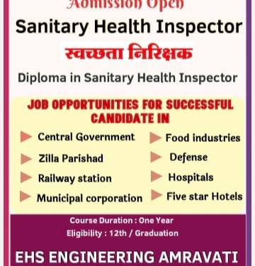 Sanitary Health Inspector course