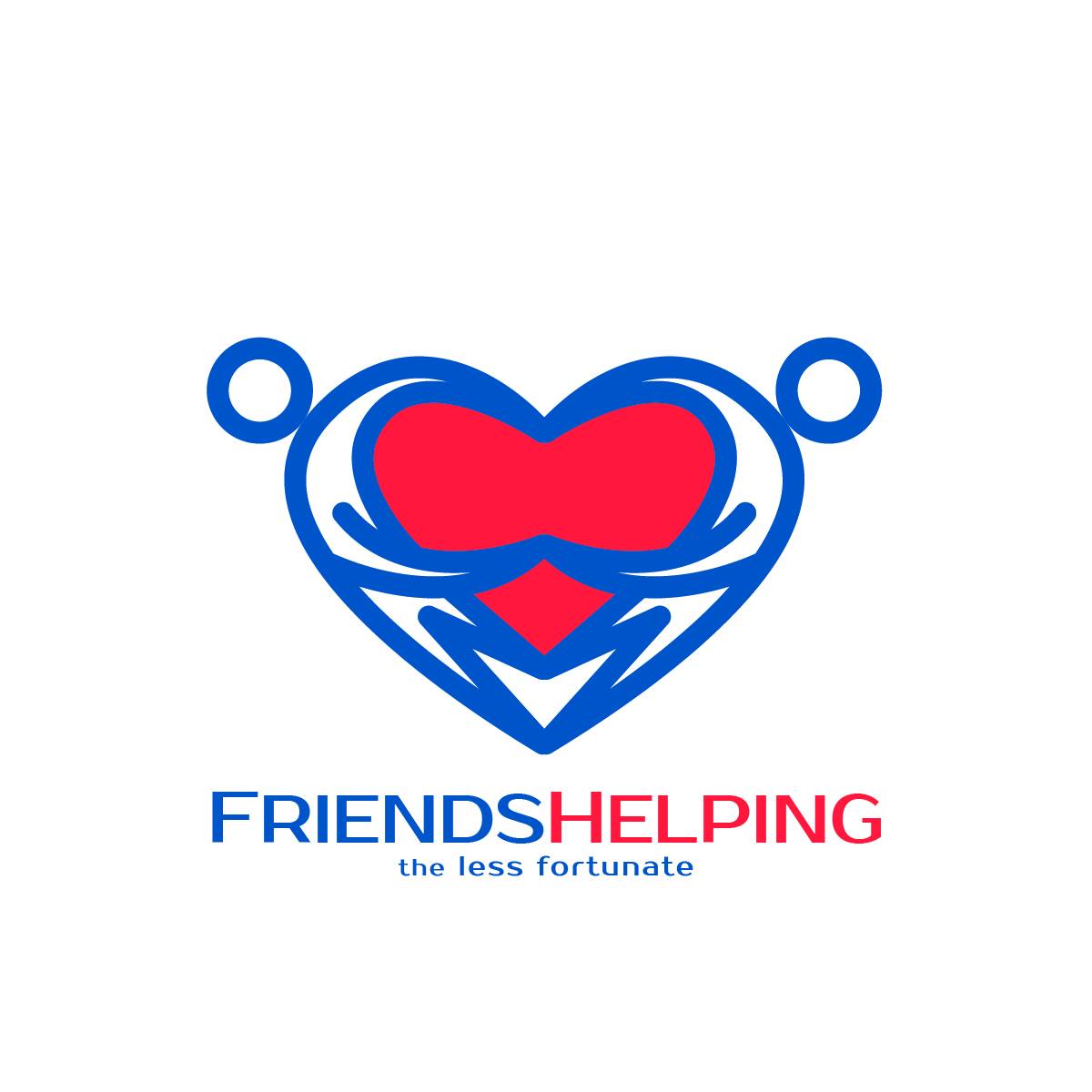 Friends Helping the Less Fortunate