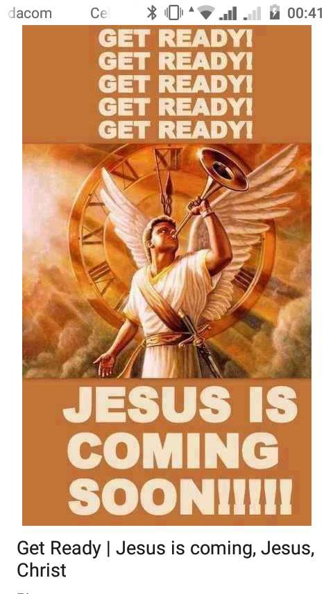 Jesus is coming soon