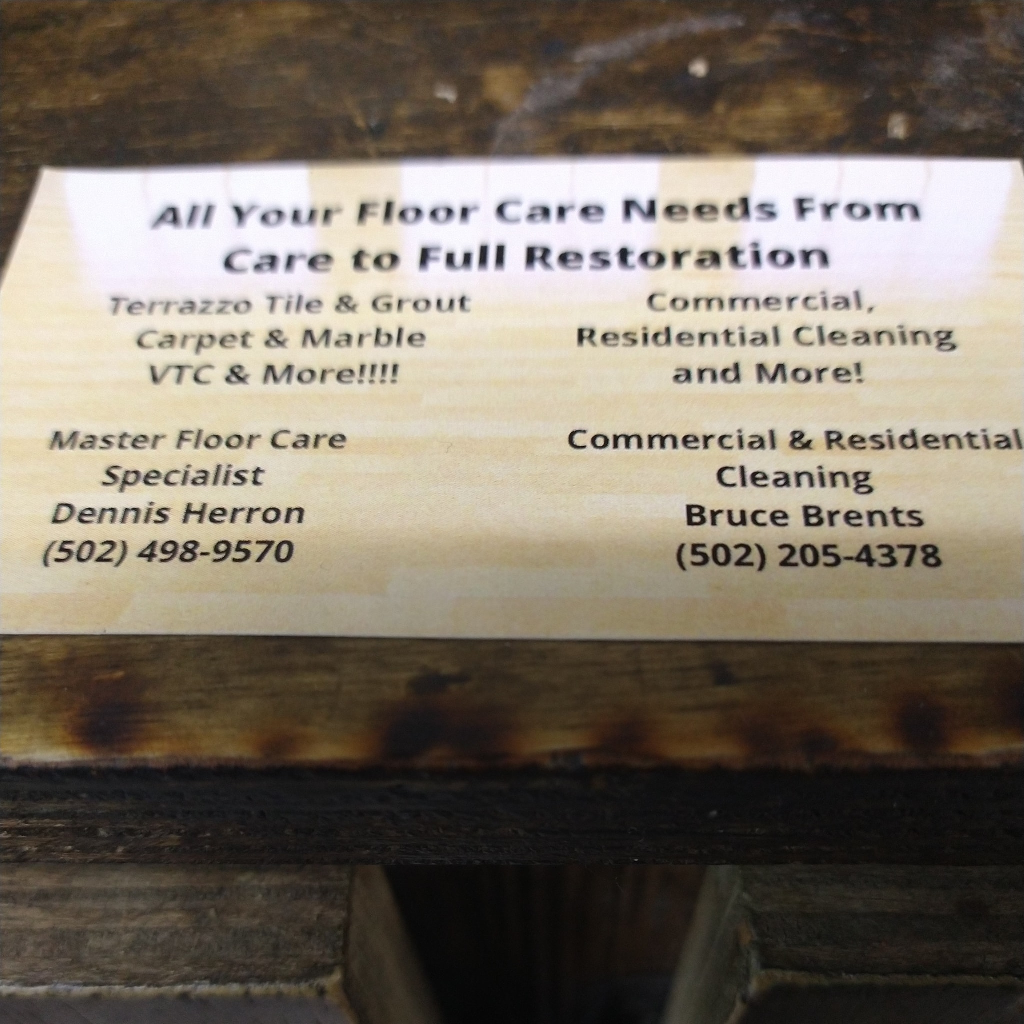 Louisville floor care & Restore | Louisville KY