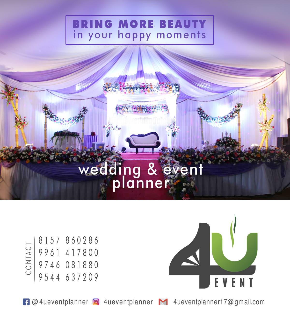 4u weadding &Event Planner | Malappuram