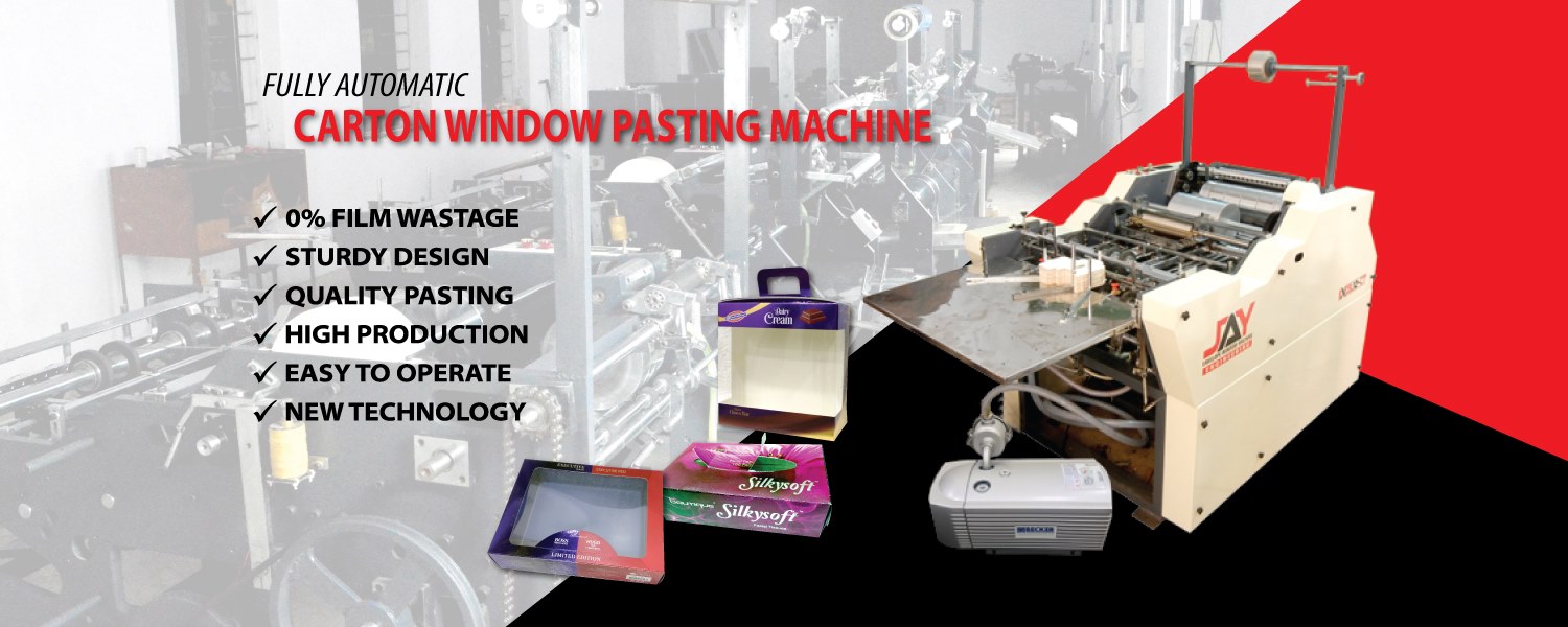 Automatic carton window film pasting - patching machine | Vadodara