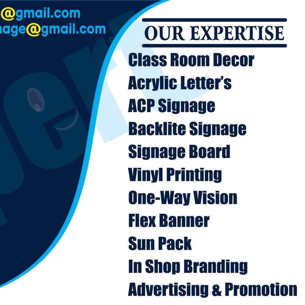 Expert Signage & Printing Solutions | Rewa