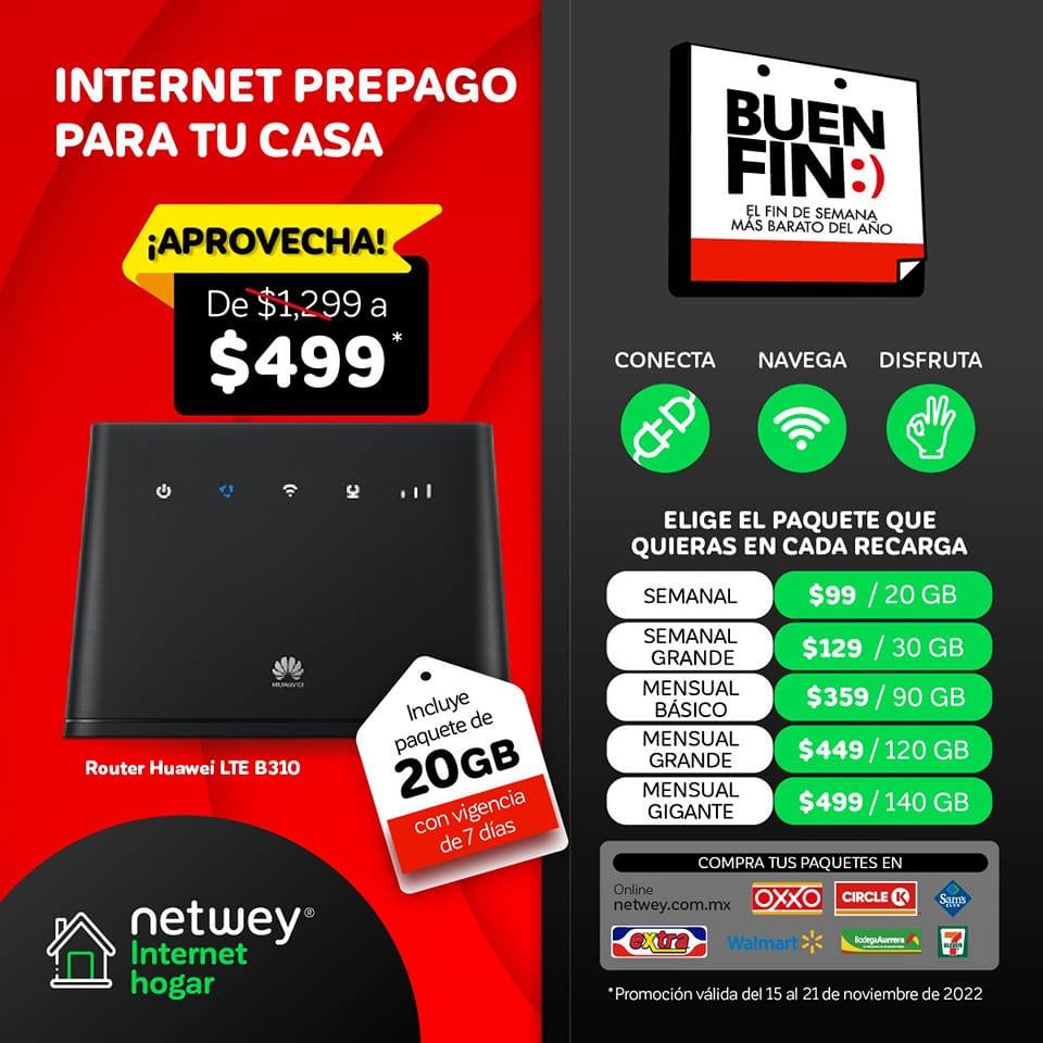 Netwey - 📶Netwey Internet en tu CASA🏠 PROMOCIÓN MODEM DE $899 a SOLO ...