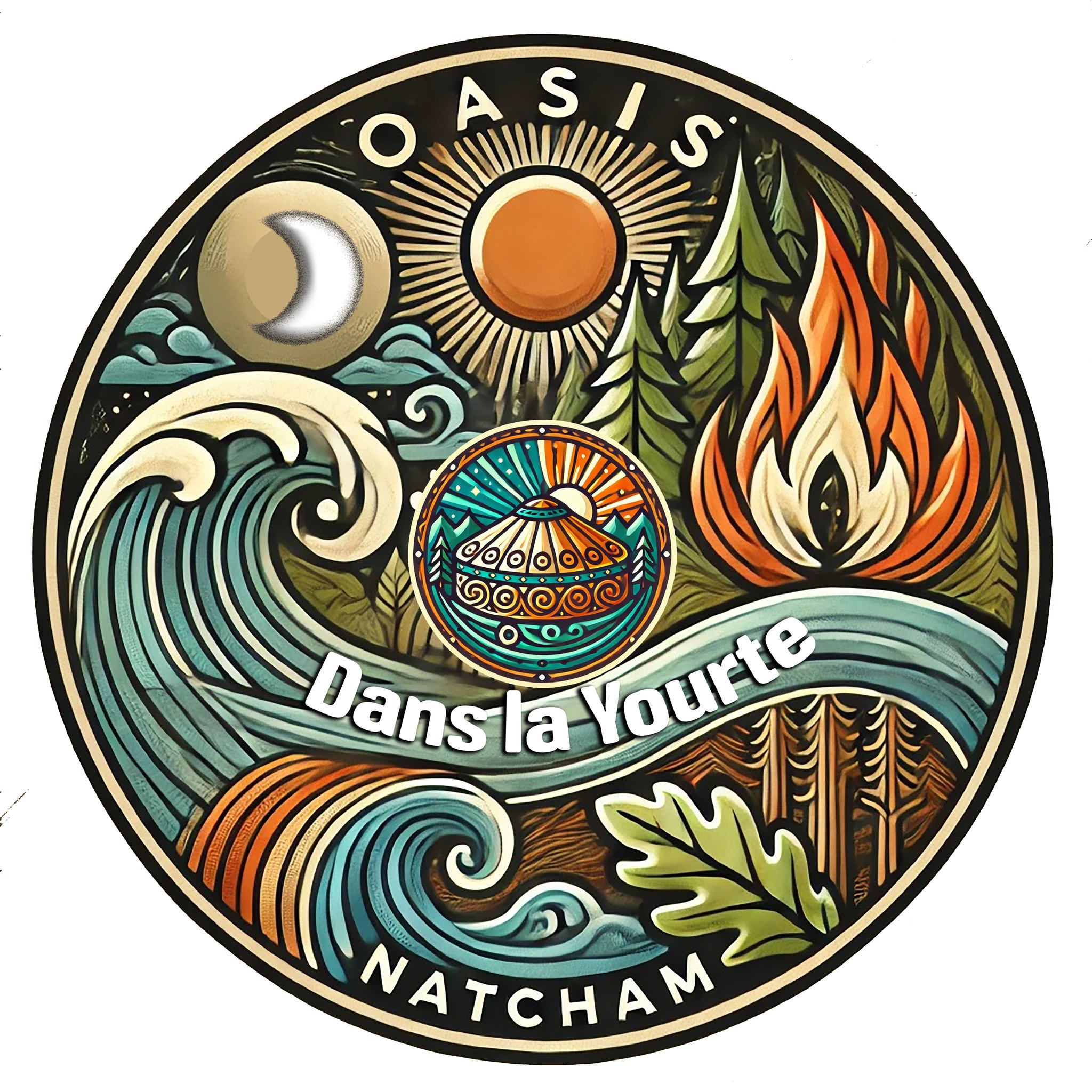 Oasis Natcham - dans la Yourte