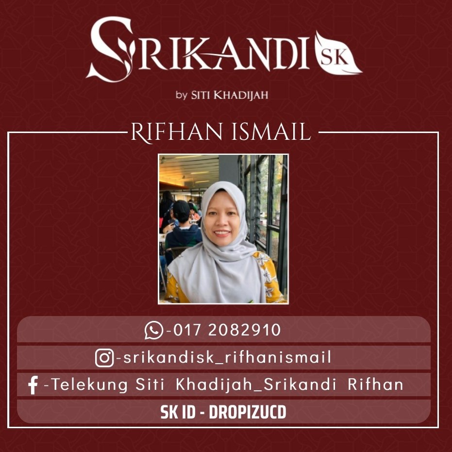 Telekung Siti Khadijah_Srikandi Rifhan