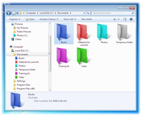 FolderHighlight - change colors of your Windows Explorer folders
