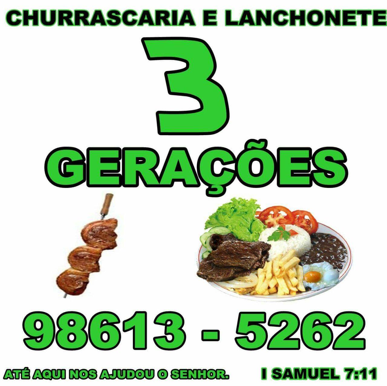 Churrascaria e Lanchonete Três Gerações foto 2