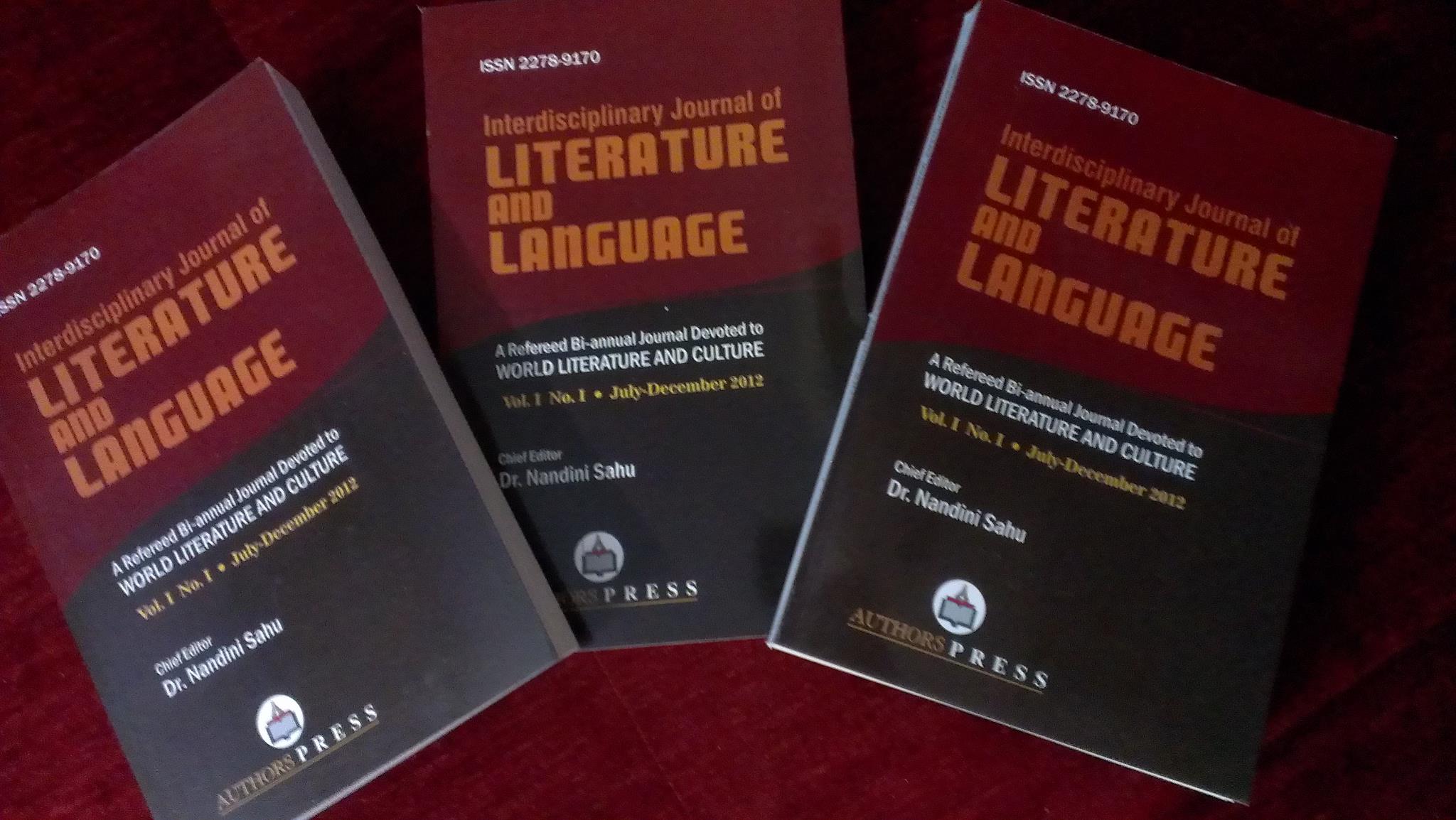 Interdisciplinary Journal of Literature and Language