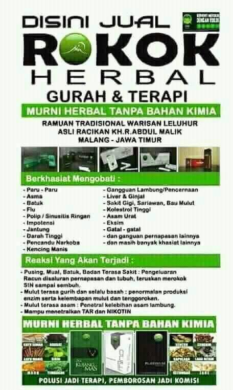 Distributor Rokok Herbal Sine