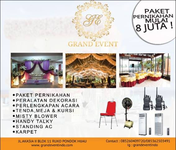 Grand Event Indo | Bekasi
