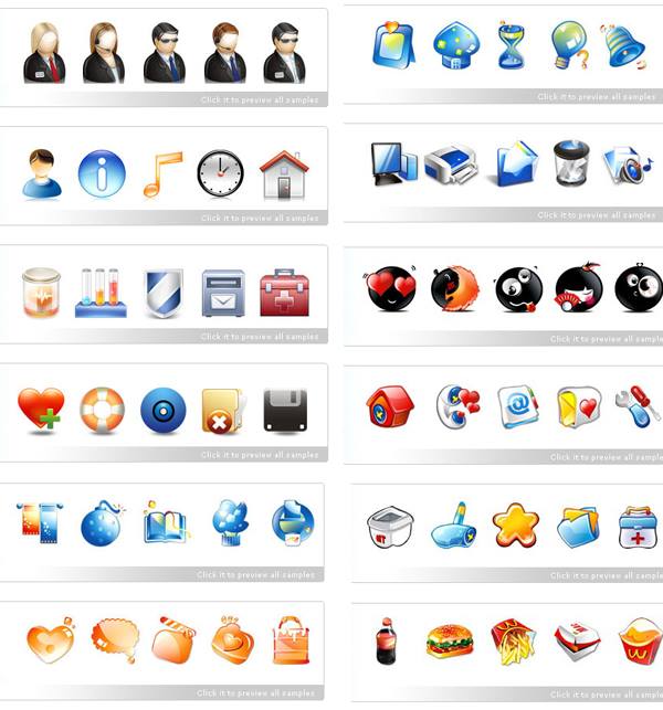 800 Icon sites - 100000 icons