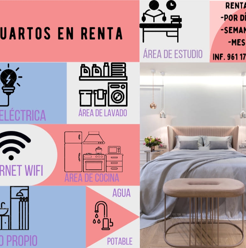 Cuartos en Renta Tuxtla Gutiérrez | Tuxtla Gutiérrez