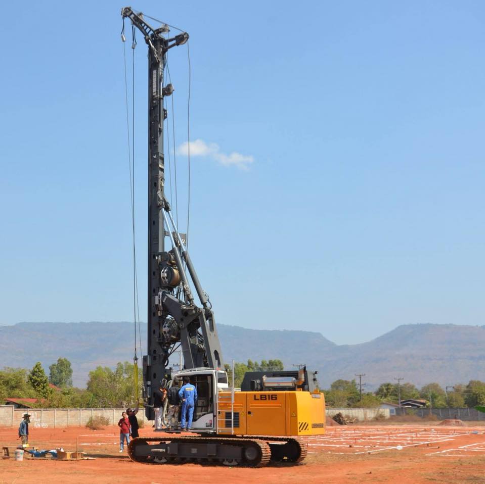 Srcc Rotary Drilling Rig Pile Foundation ຮັບເໝົາເຈາະເສົາເຂັມອາຄານ ...
