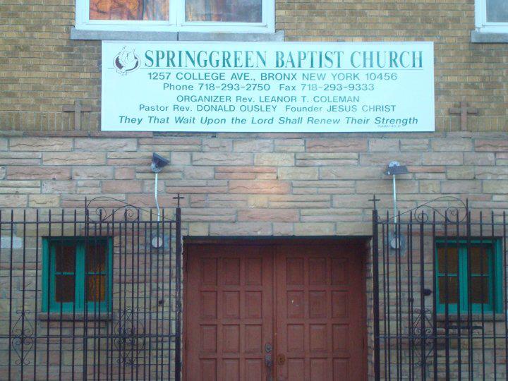 Springgreen Baptist Church | The Bronx NY