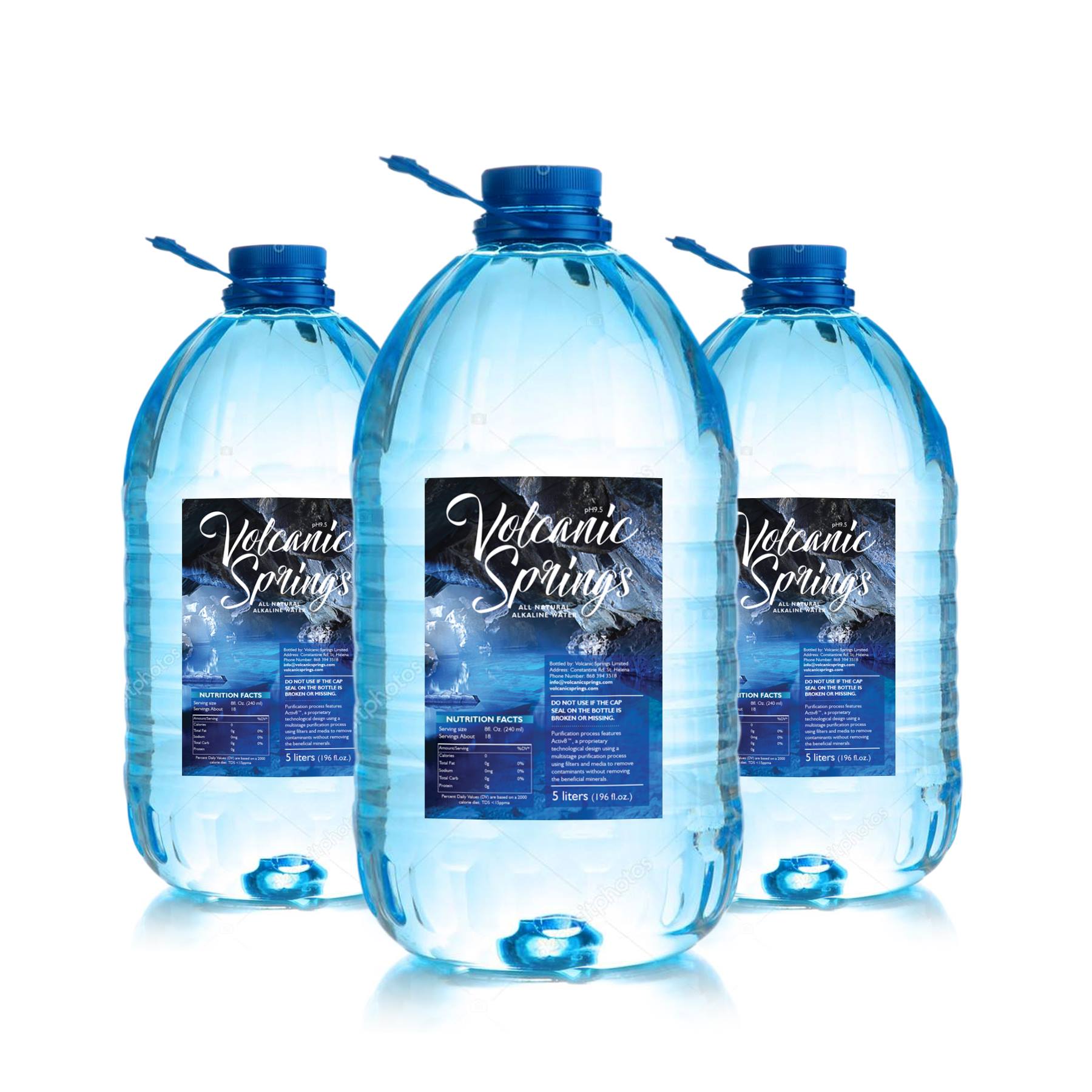 Volcanic Springs All Natural Alkaline Water