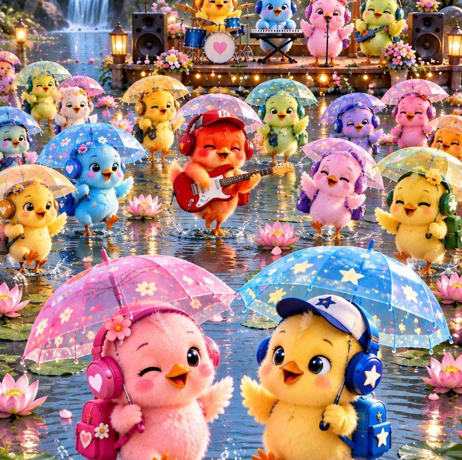 🎬 Video Prompt: Magical Baby Chick Balloon Adventure 🐥🎈 Create a 10 ...