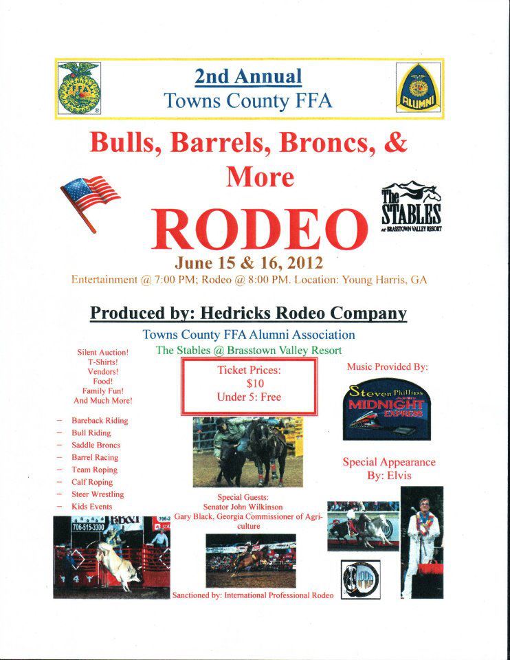 2nd Annual Towns County FFA Rodeo