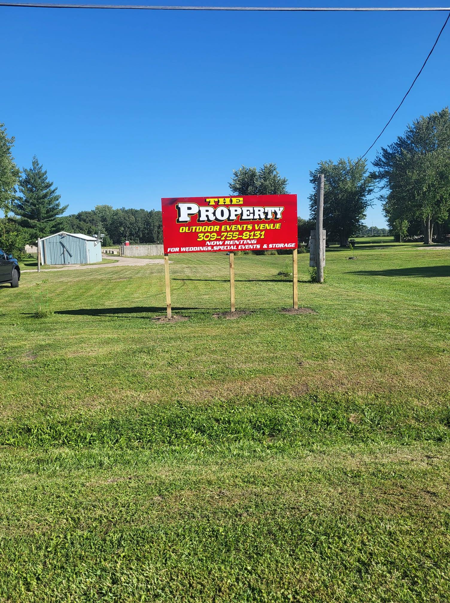 The property outdoor events venue