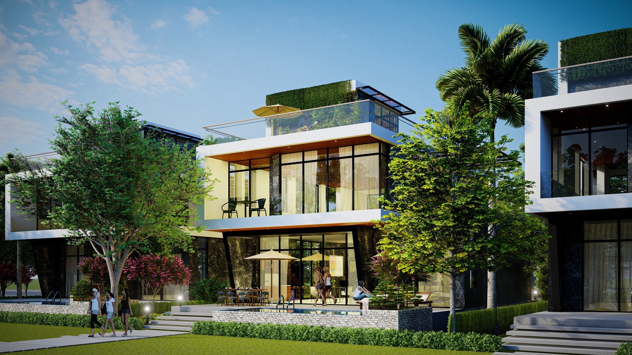 Biệt thự nghỉ dưỡng ven đô - sổ đỏ lâu dài trao tay