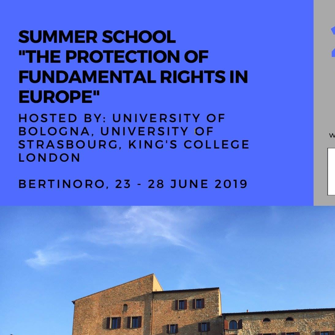 Summer School "The Protection of Fundamental Rights in Europe" | Bertinoro