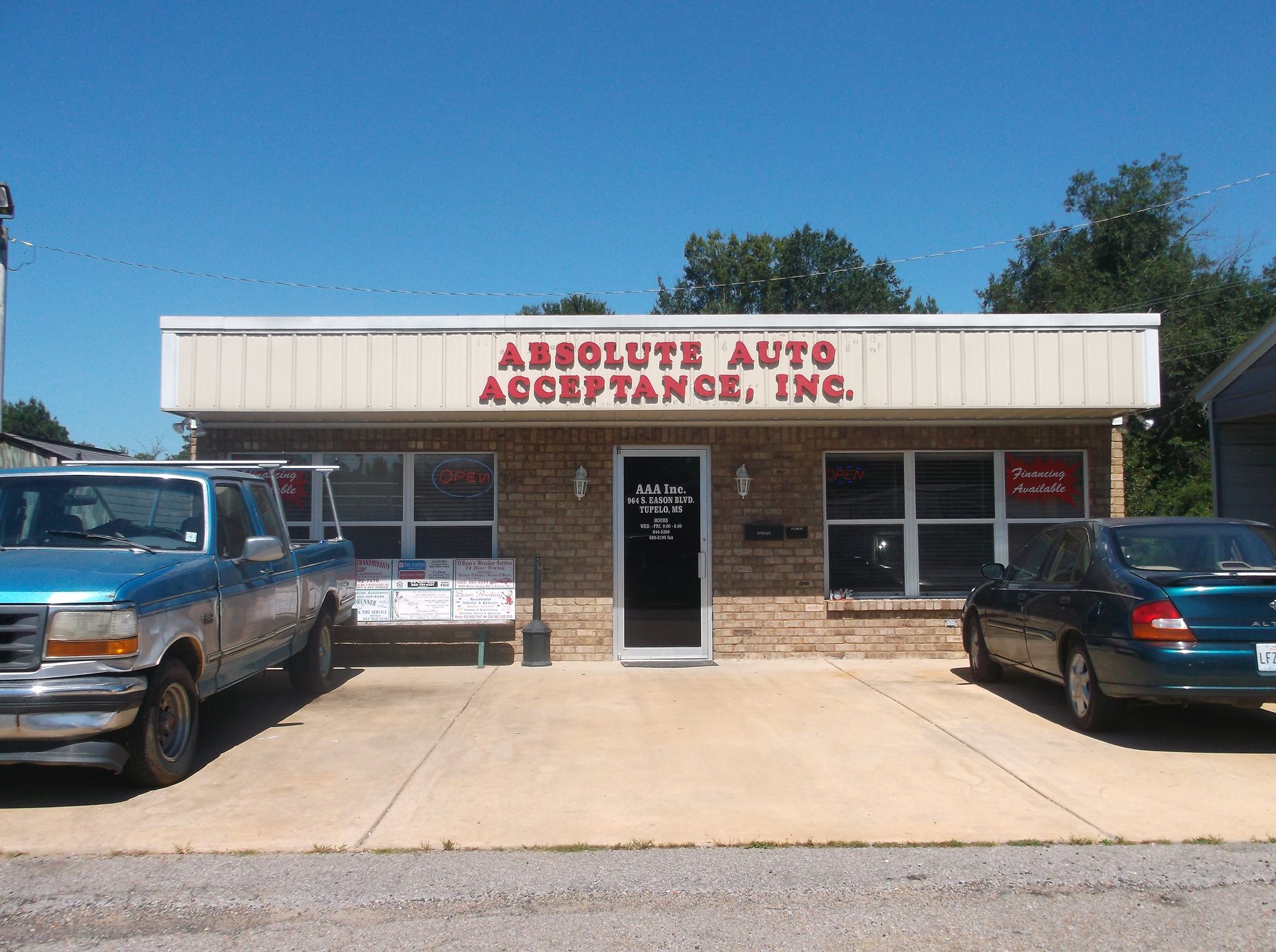 Absolute Auto Acceptance, Inc | Tupelo MS