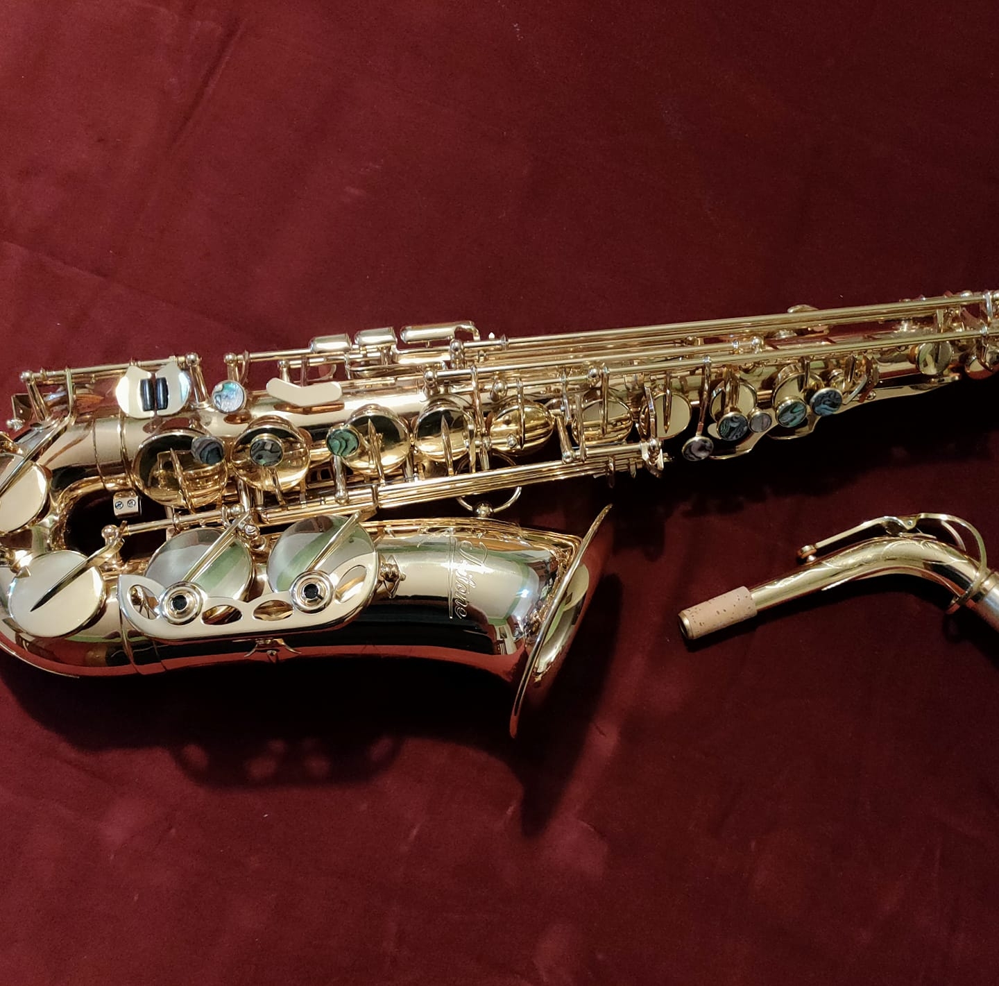 Tritone saxophone and wind instruments.