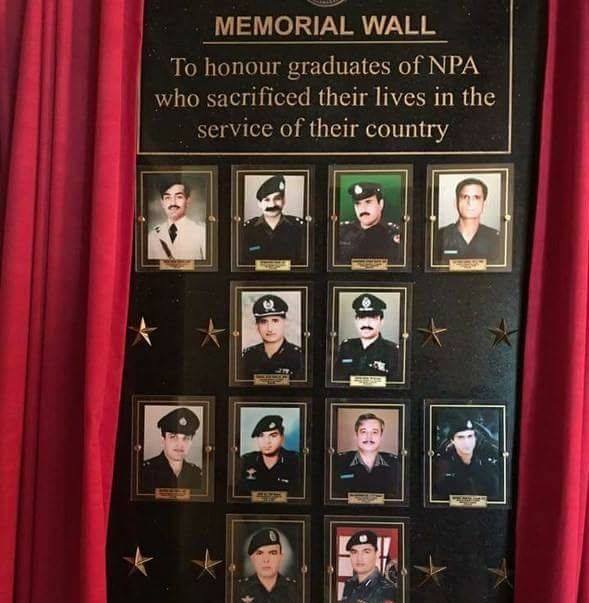Shaheed Officers - Police Services of Pakistan