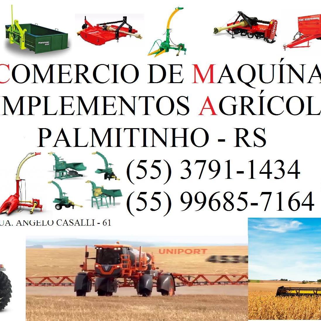 Comercio de Máquinas e Implementos Agrícolas Palmitinho | Palmitinho RS