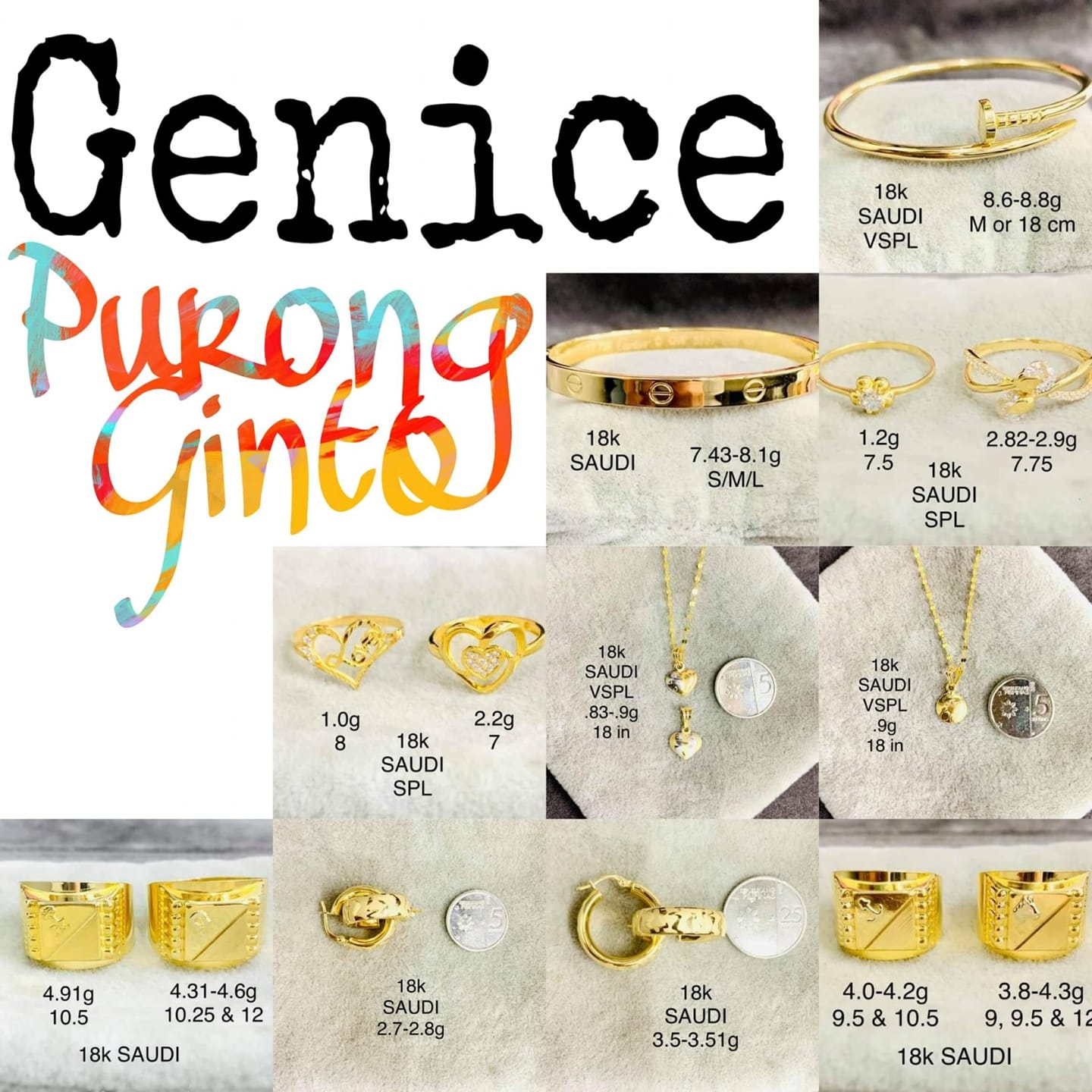 Genice Purong Ginto | San Mateo