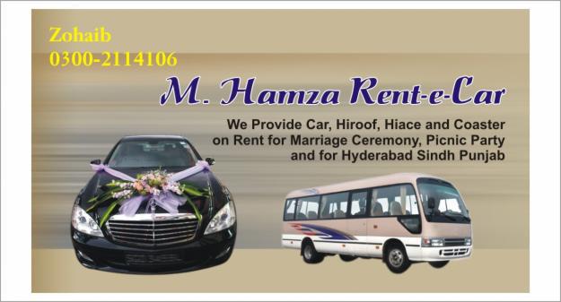 M-Hamza Rent-e-Car | Karachi