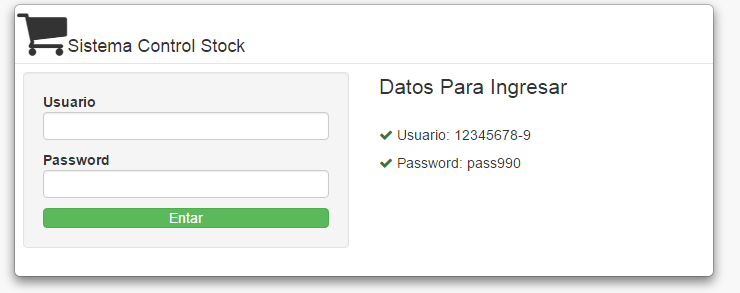 Sistema Web ControlStock | Concepción
