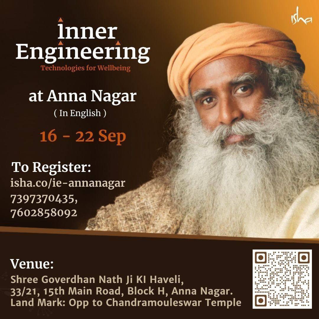 Isha Yoga Anna Nagar Chennai