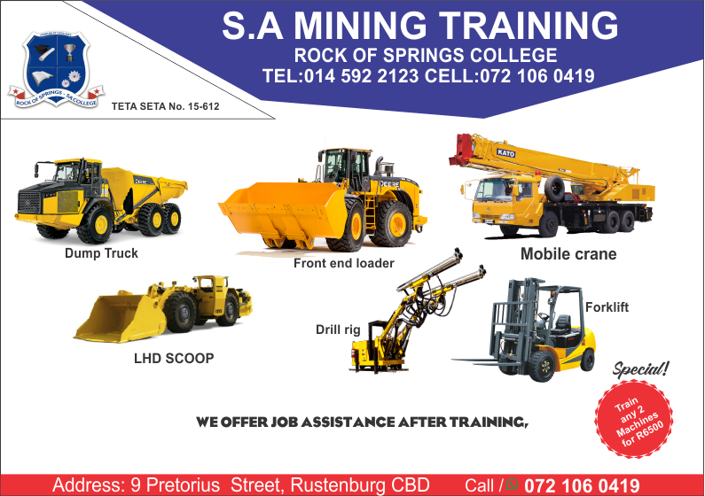 SA Mining Training- Rock of Springs College | Rustenburg