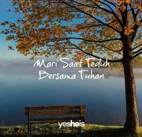 Saat teduh dengan yesus