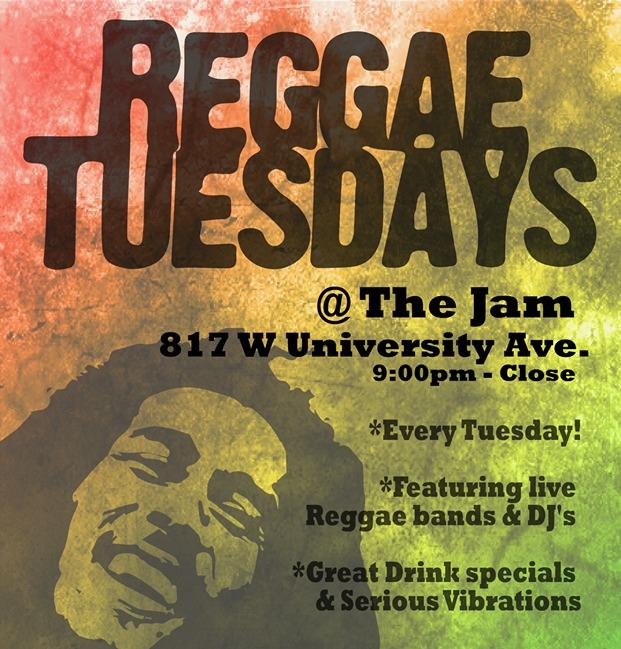 Reggae Tuesdays at The JAM: Gainesville | Gainesville FL