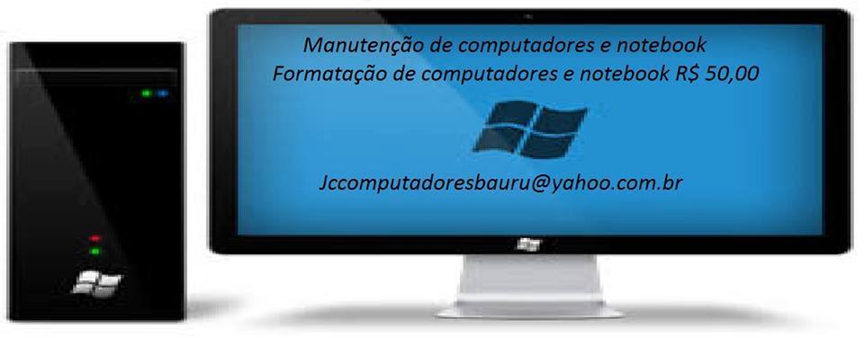 Jc Manutenção de computadores, notebook, celulares e tablet | Bauru SP