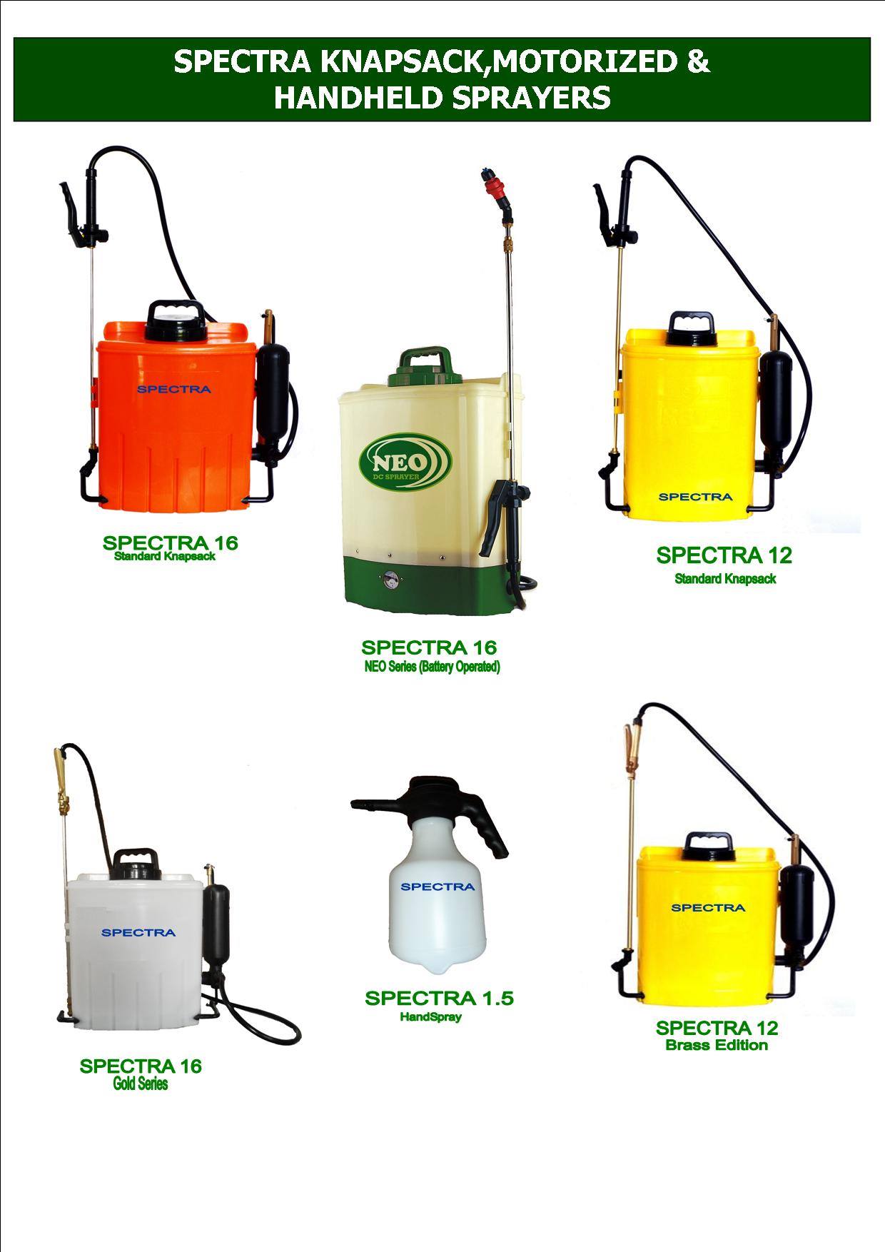 Spectra Knapsack Sprayers | Davao City
