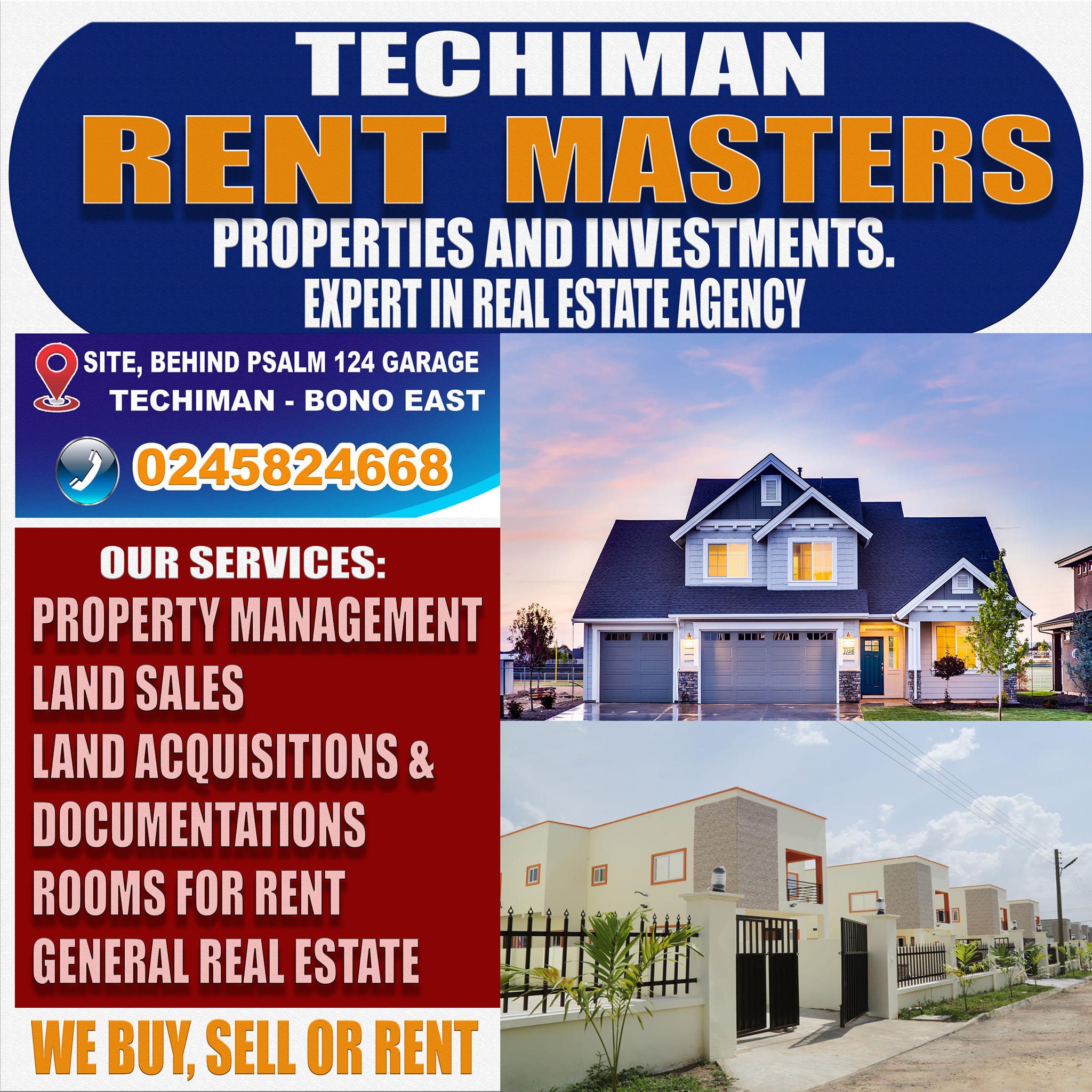 Techiman RENT Masters | Techiman